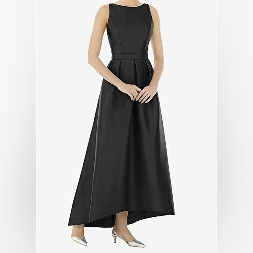 Alfred Sung Backless Black Dress